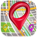 location tracker & around me android application logo